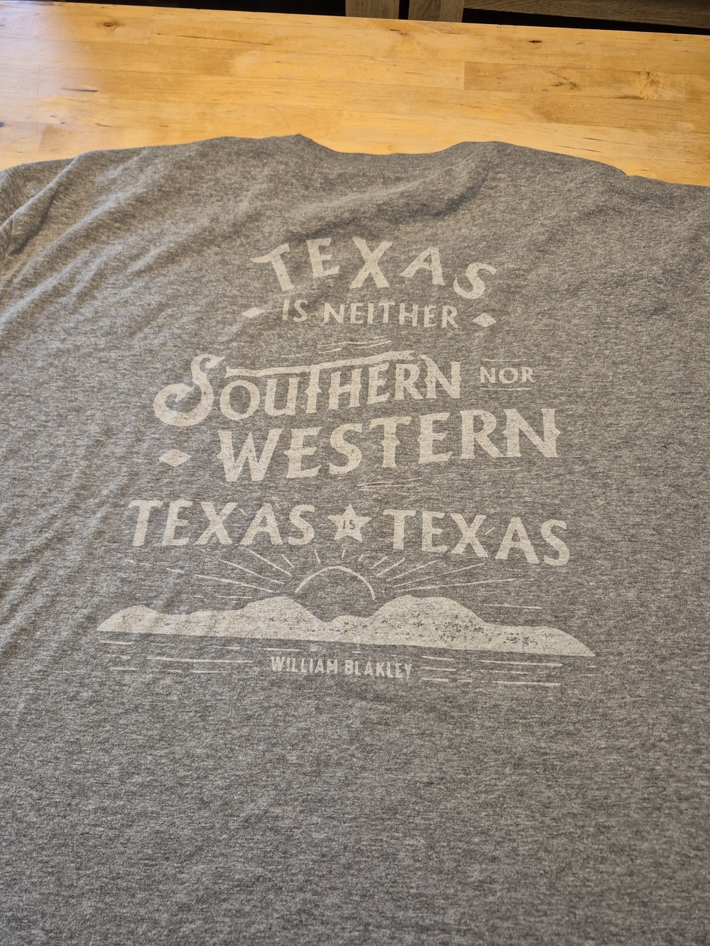 Texas Standard Men's Gray Texas Graphic Short Sleeve Tee